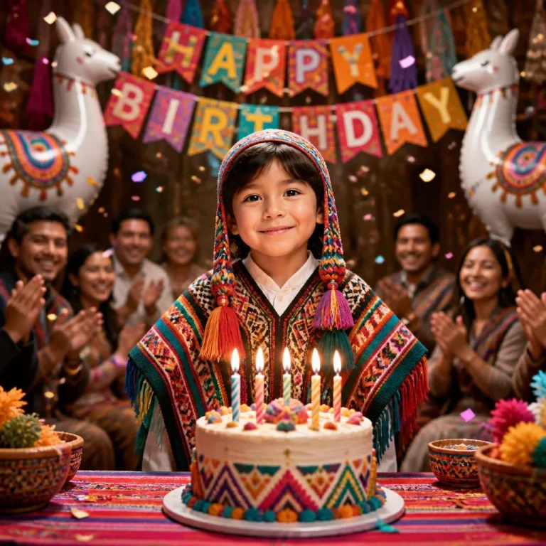 Child's Joyful Inca Birthday | trending birthday prompt copy paste