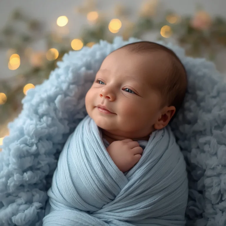 Cozy Newborn Baby Swaddle | new born baby prompt for gemini