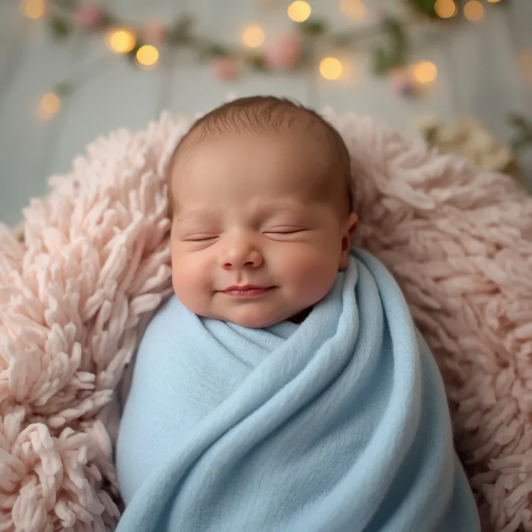 Cozy Pastel Blanket Snuggle | cute baby prompt chatgpt