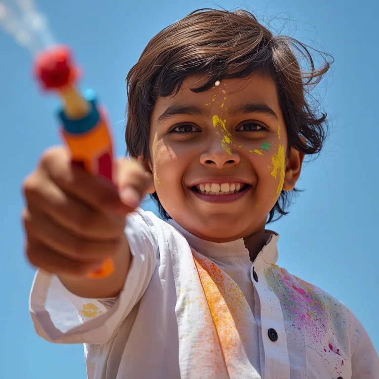 Energetic Holi Pichkari Fun | trending holi prompt instagram