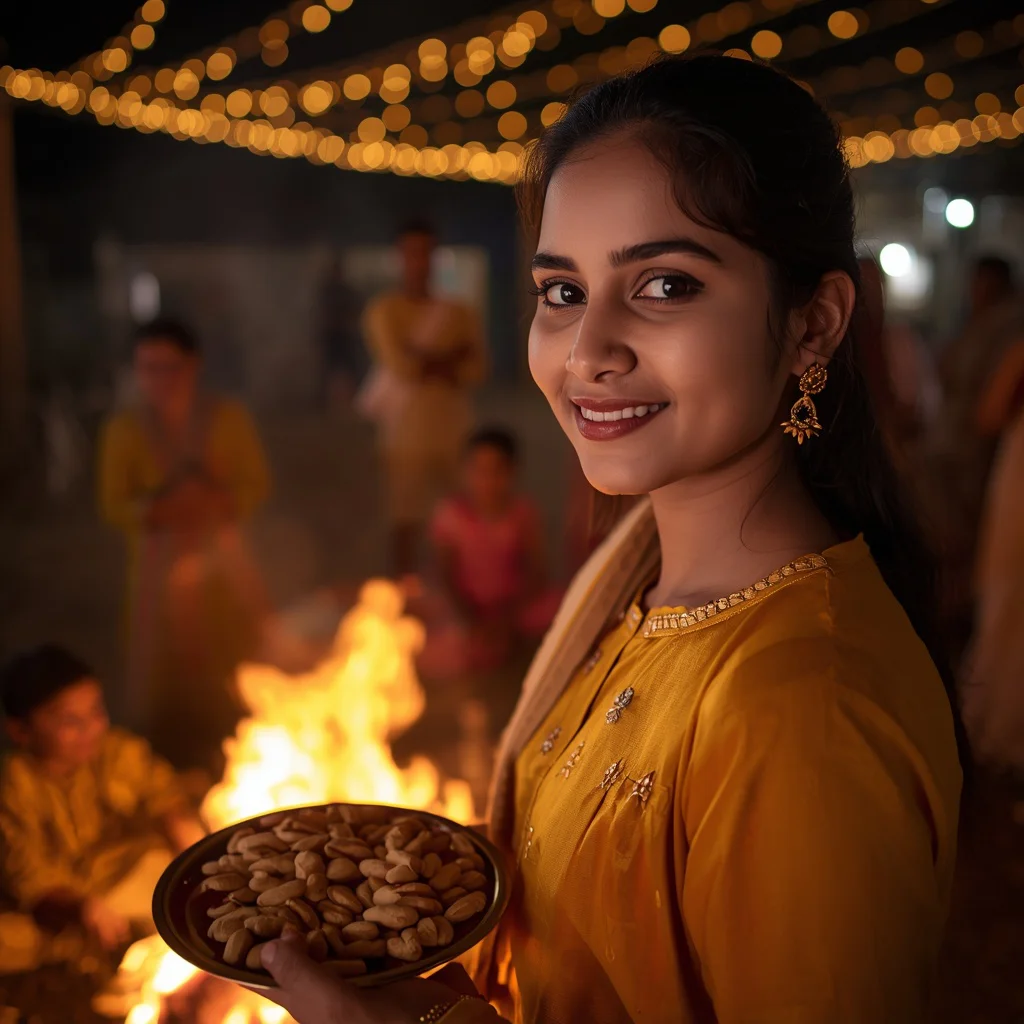 Family Lohri Gathering Night | punjabi lohri prompt