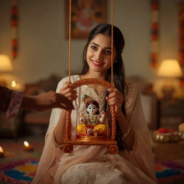 Home Janmashtami Blessing | janmashtami ai prompt