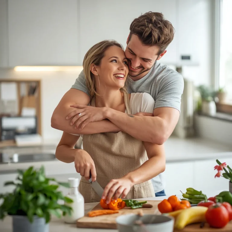 Kitchen Cooking Fun | Trending couple prompt traditional