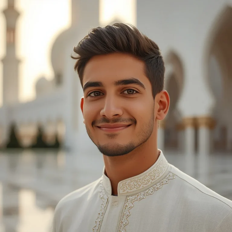 Morning Eid Prayer Portrait | eid mubarak prompt chatgpt