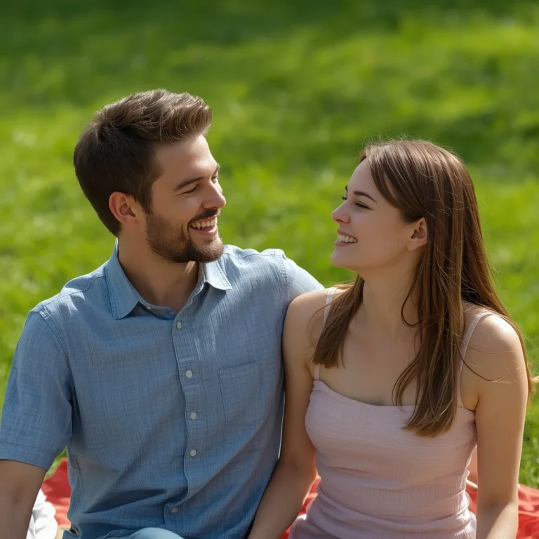 Park Picnic Joy | Prompt seen couple ChatGPT