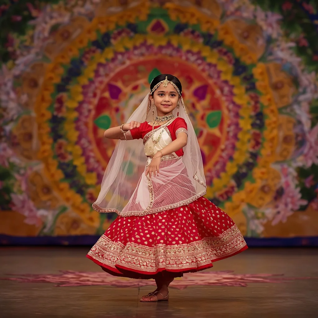 Radha's Graceful Dance | happy janmashtami ai photo