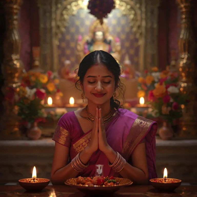 Sacred Pooja Moment | diwali diya ai prompt