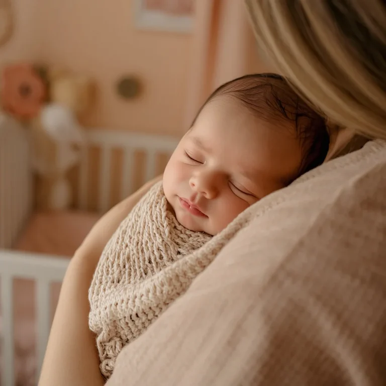 Safe in Mother Arms | new born baby ai prompt