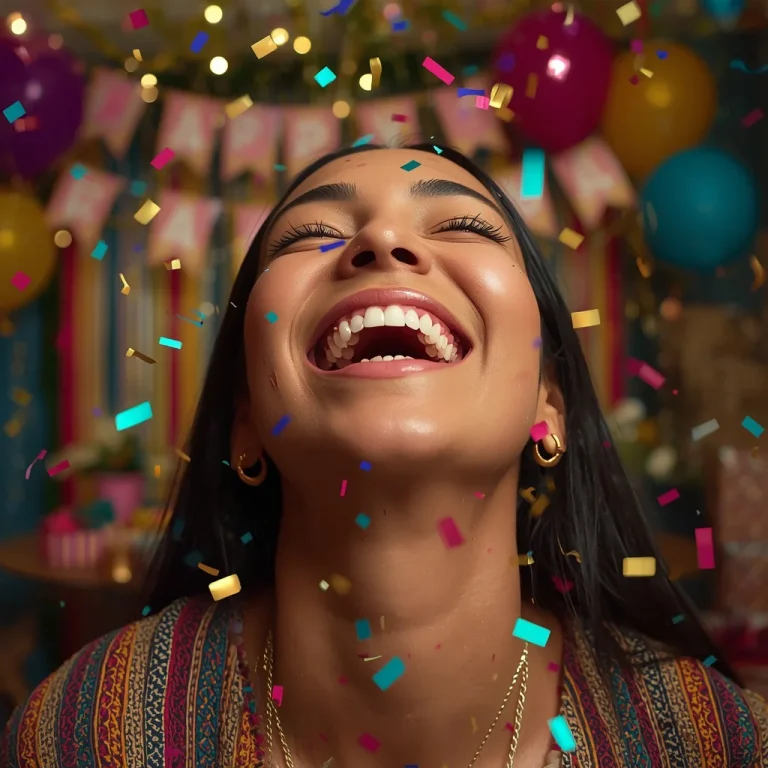 Showered in Birthday Confetti | birthday couple ai prompt