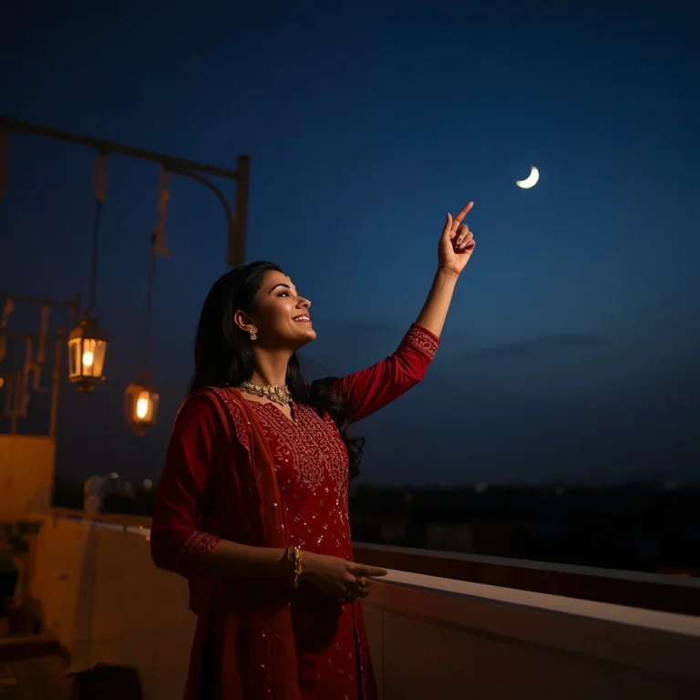 Sighting the Blessed Eid Moon | eid moon ai prompt