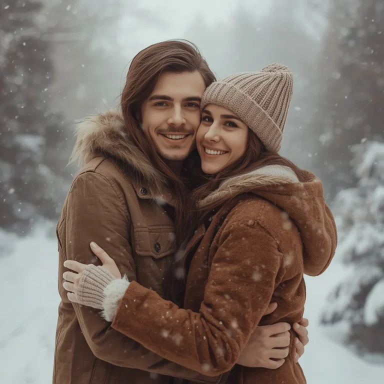 Snowy Embrace Warmth | trending ai prompt
