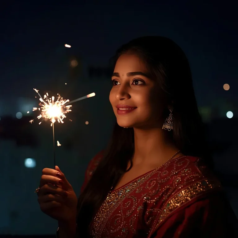 Sparkler Night Celebration | diwali ai prompt