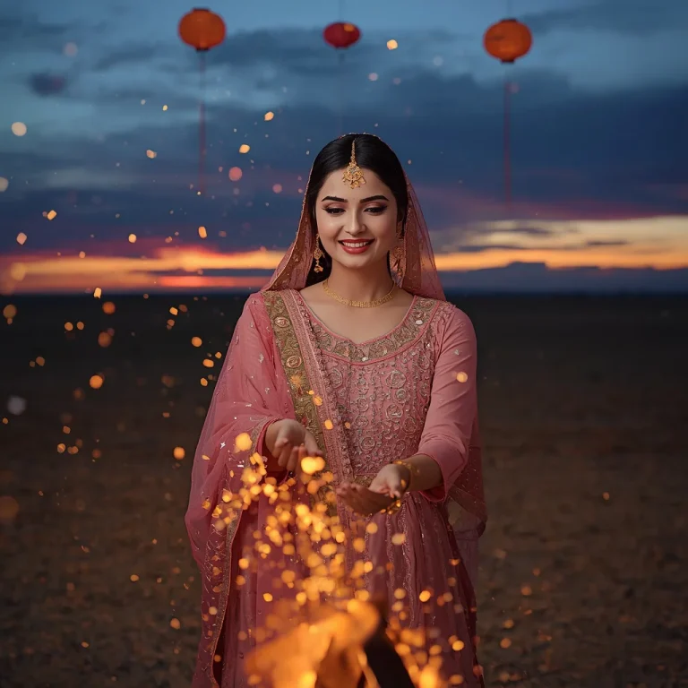 Sparkles of Lohri Celebration | trending lohri prompt instagram