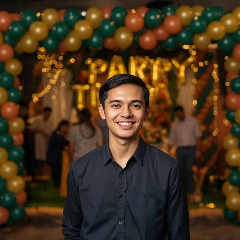 The Grand Birthday Backdrop | birthday girl ai prompt