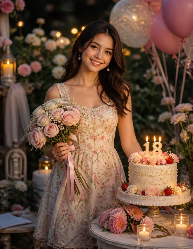 18th Birthday Garden Girl Portrait