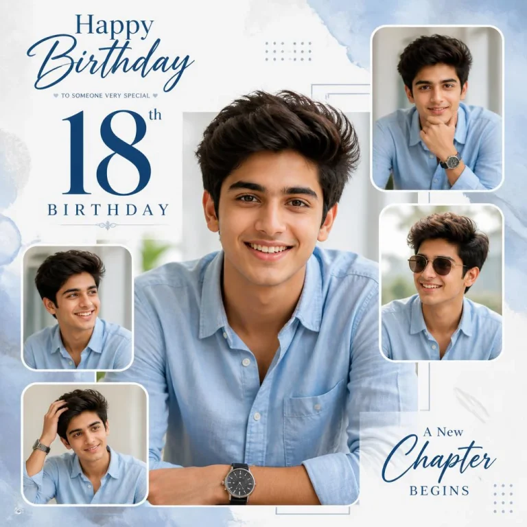 18th Birthday Milestone Collage