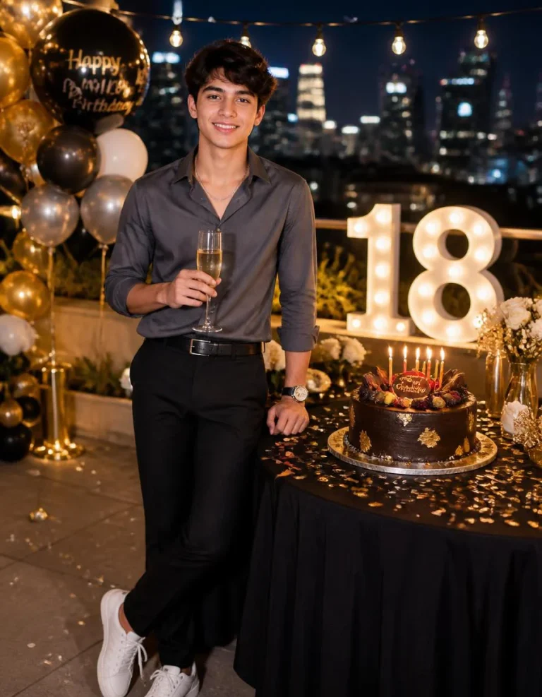 18th Birthday Rooftop Boy Celebration
