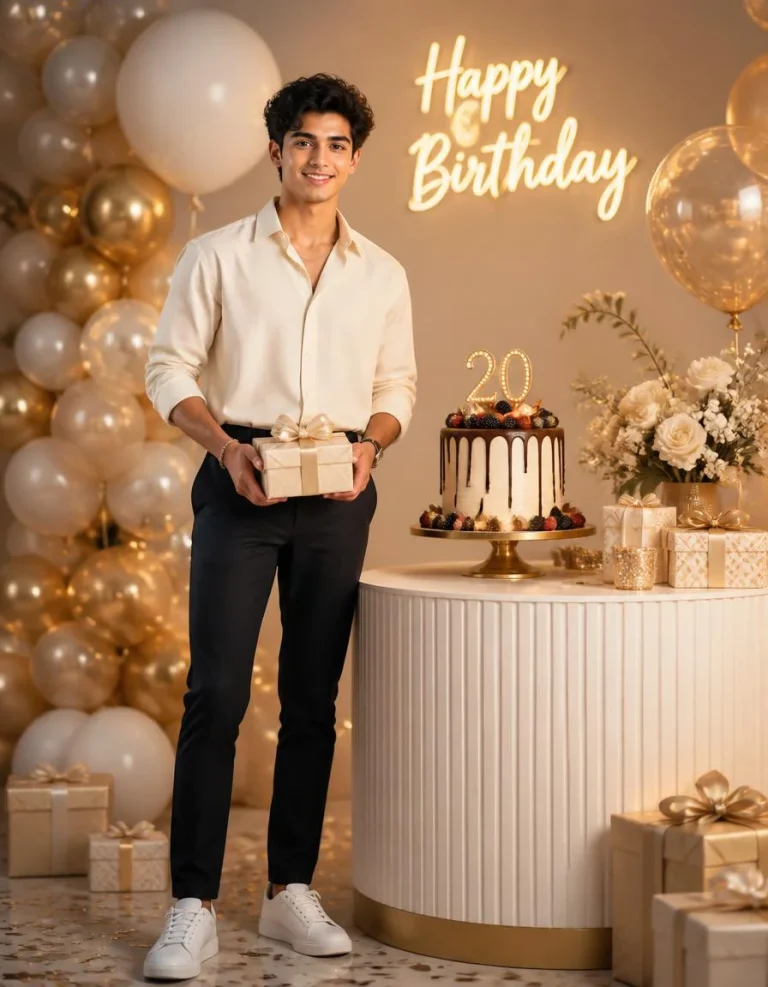 20th Birthday Stylish Portrait