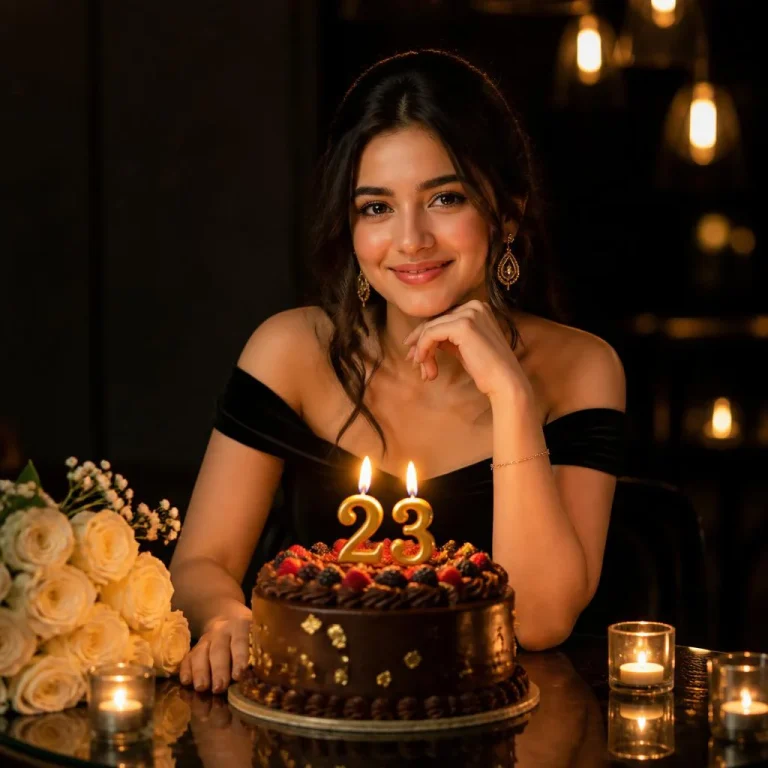 23rd Birthday Elegant Black Outfit