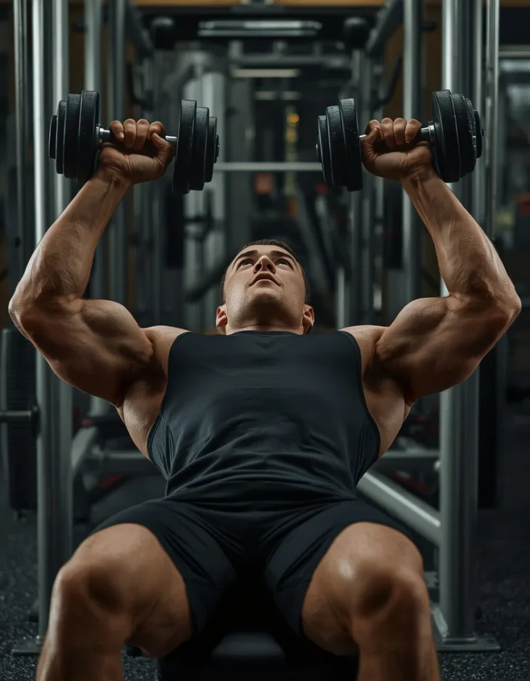 Heavy Dumbbell Bench Press