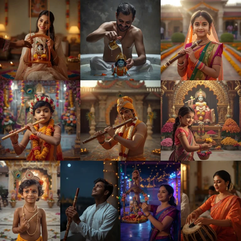10 Must-Try Lord Krishna AI prompts with me free for Realistic AI Photos
