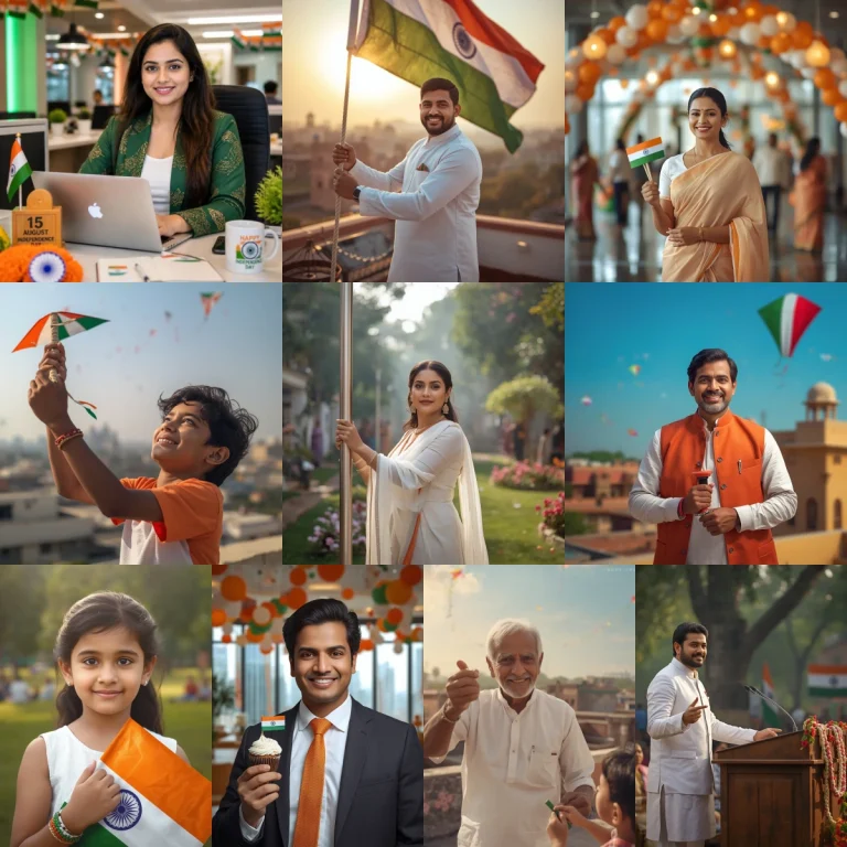 Best 15 august flag hoisting prompt to Create Viral-Style AI Photos