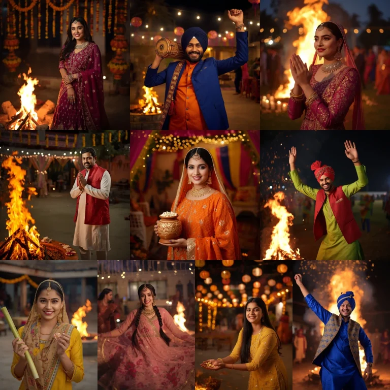 10 Unique Happy lohri ai prompt for Beautiful AI-Generated Photos